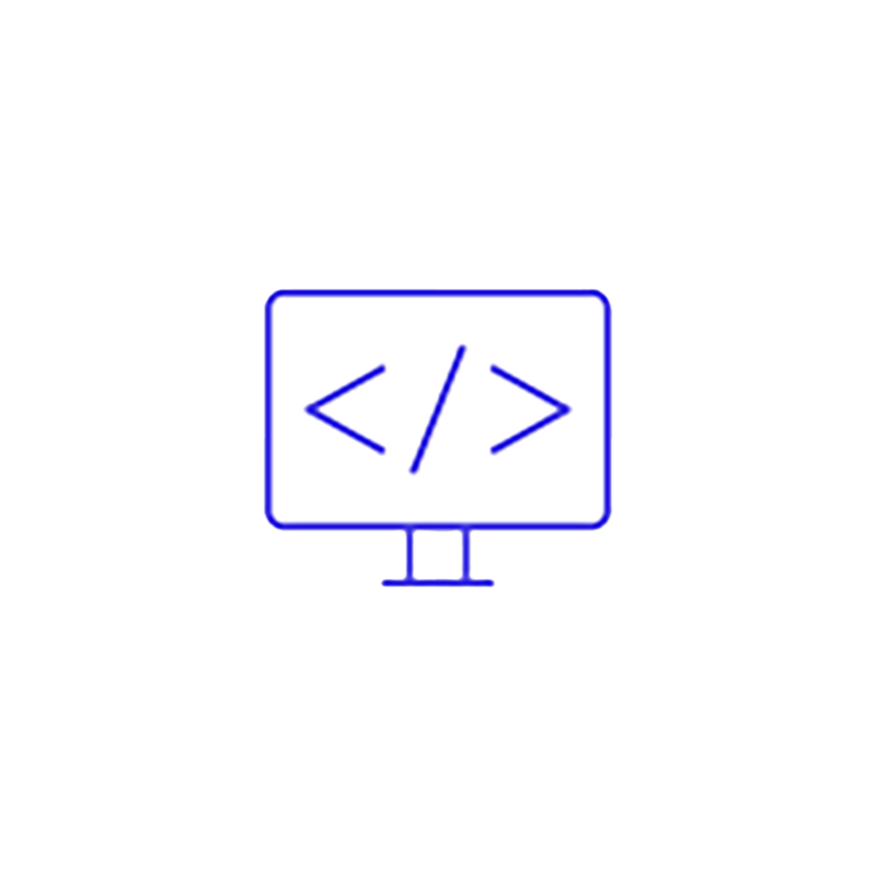 computer screen with html tag